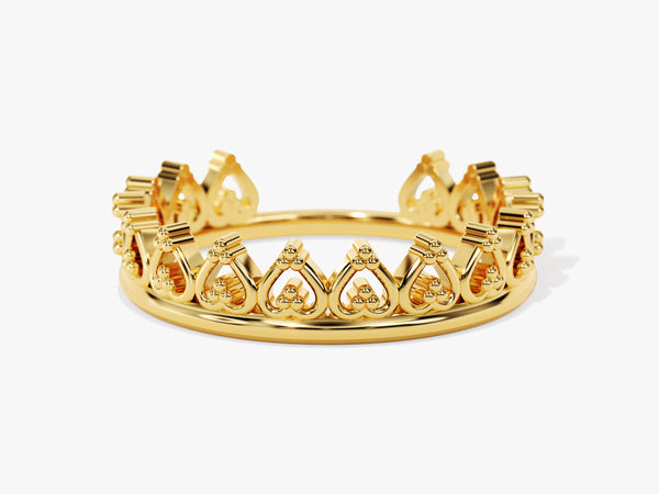 Beaded Crown Ring