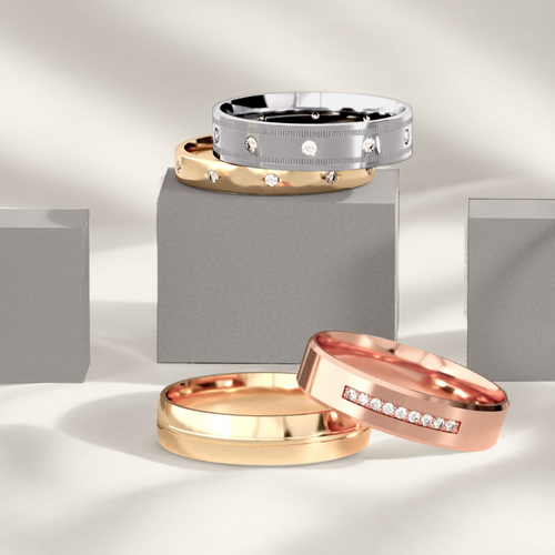 Men's Wedding Band Styles | Gold Men's Wedding Band | Eternate