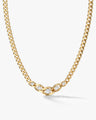 Diamond Curb Link Necklace