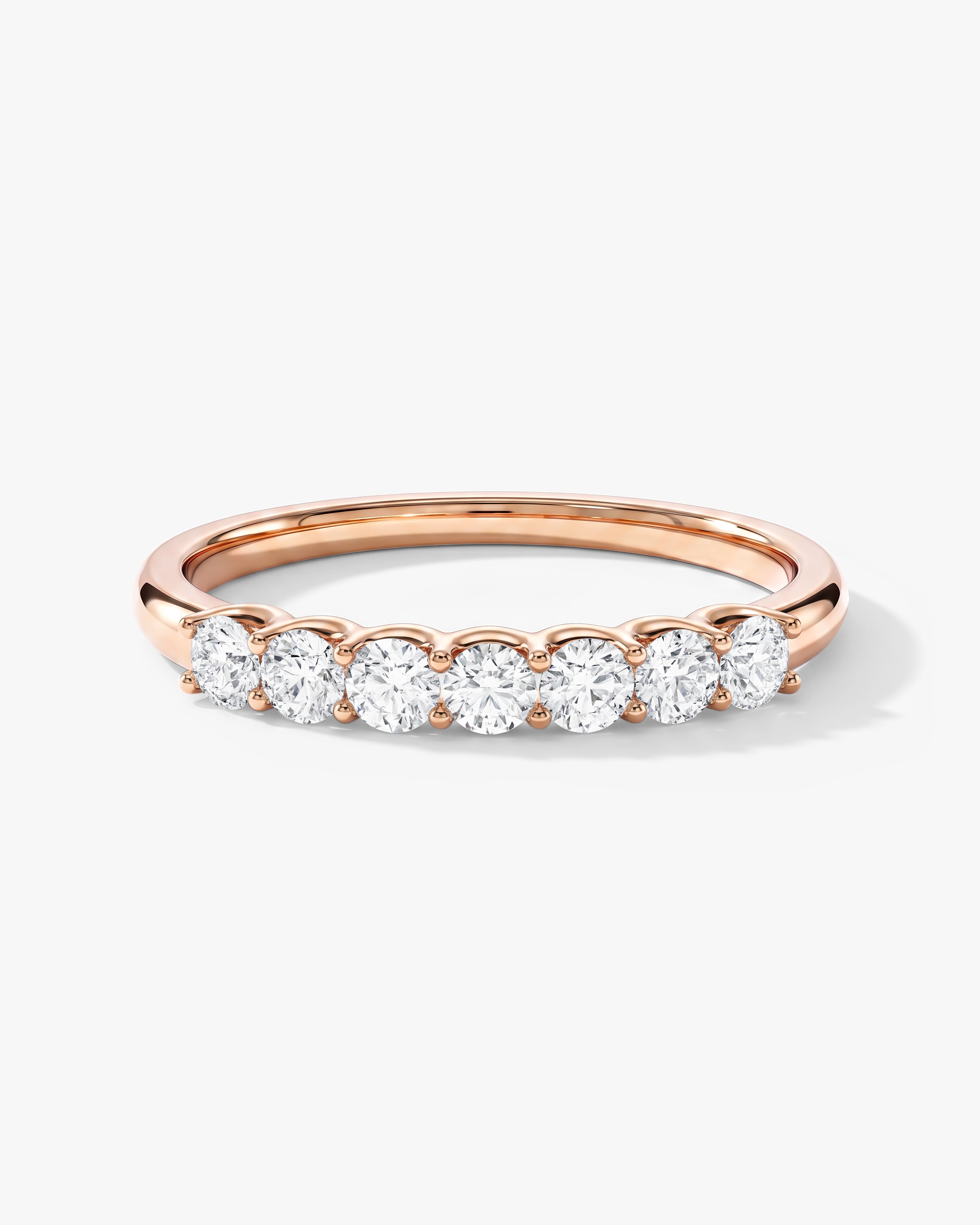 U-Prong Seven Stone Anniversary Band (0.35 CT TW)