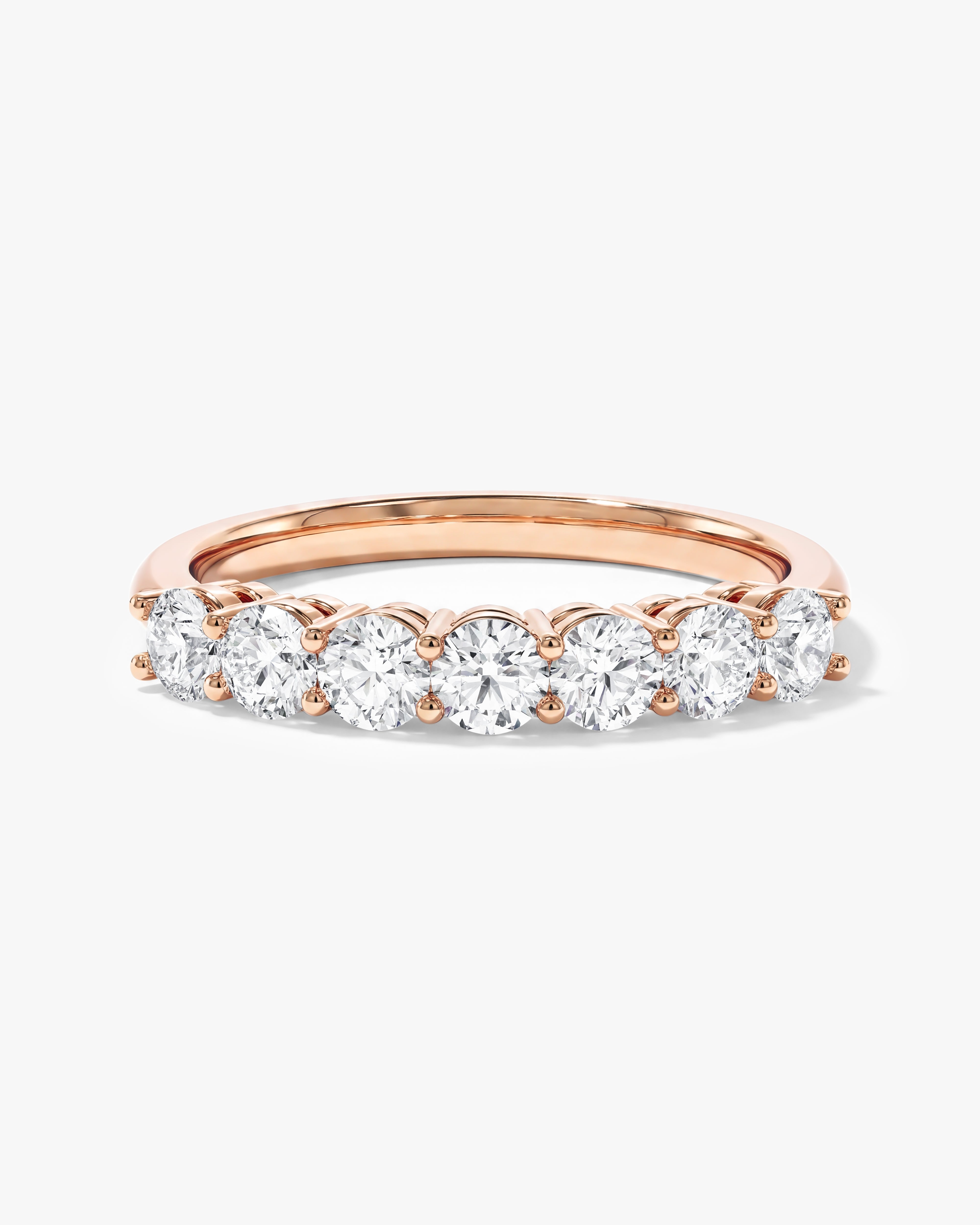 Classic Seven Stone Anniversary Band (0.70 CT TW)