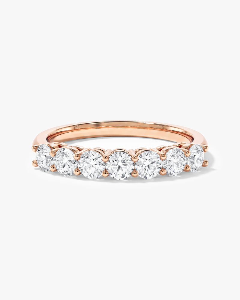 Classic Seven Stone Anniversary Band (0.70 CT TW)
