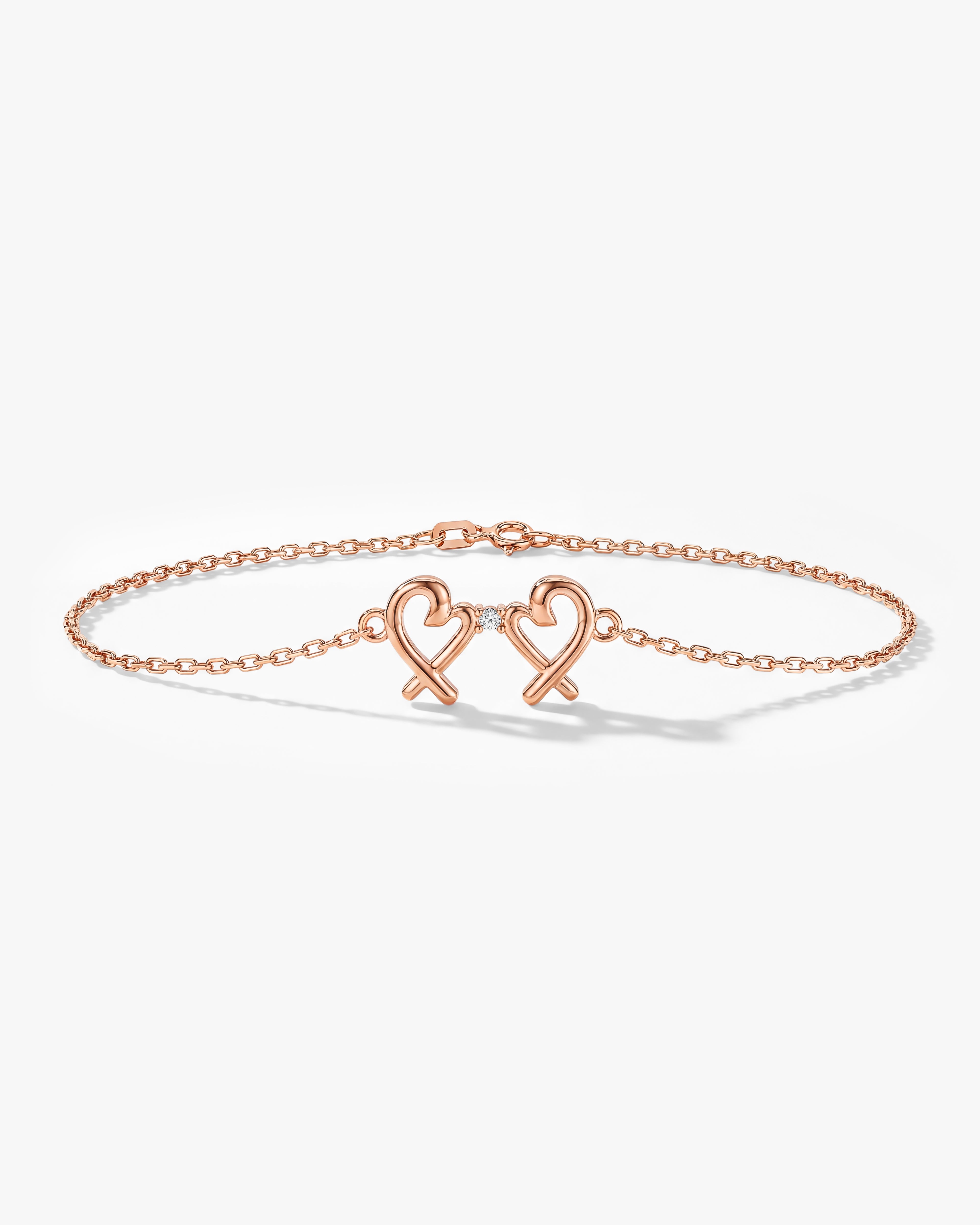 Double Heart Bracelet