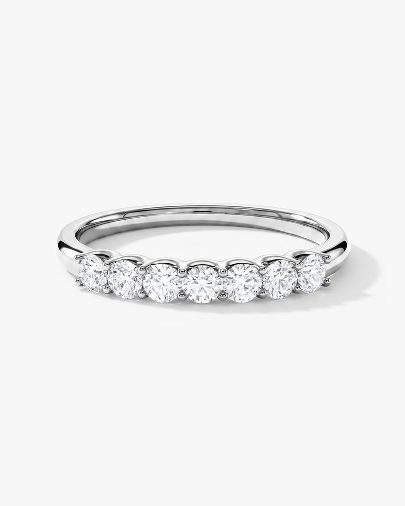 U-Prong Seven Stone Anniversary Band (0.35 CT TW)