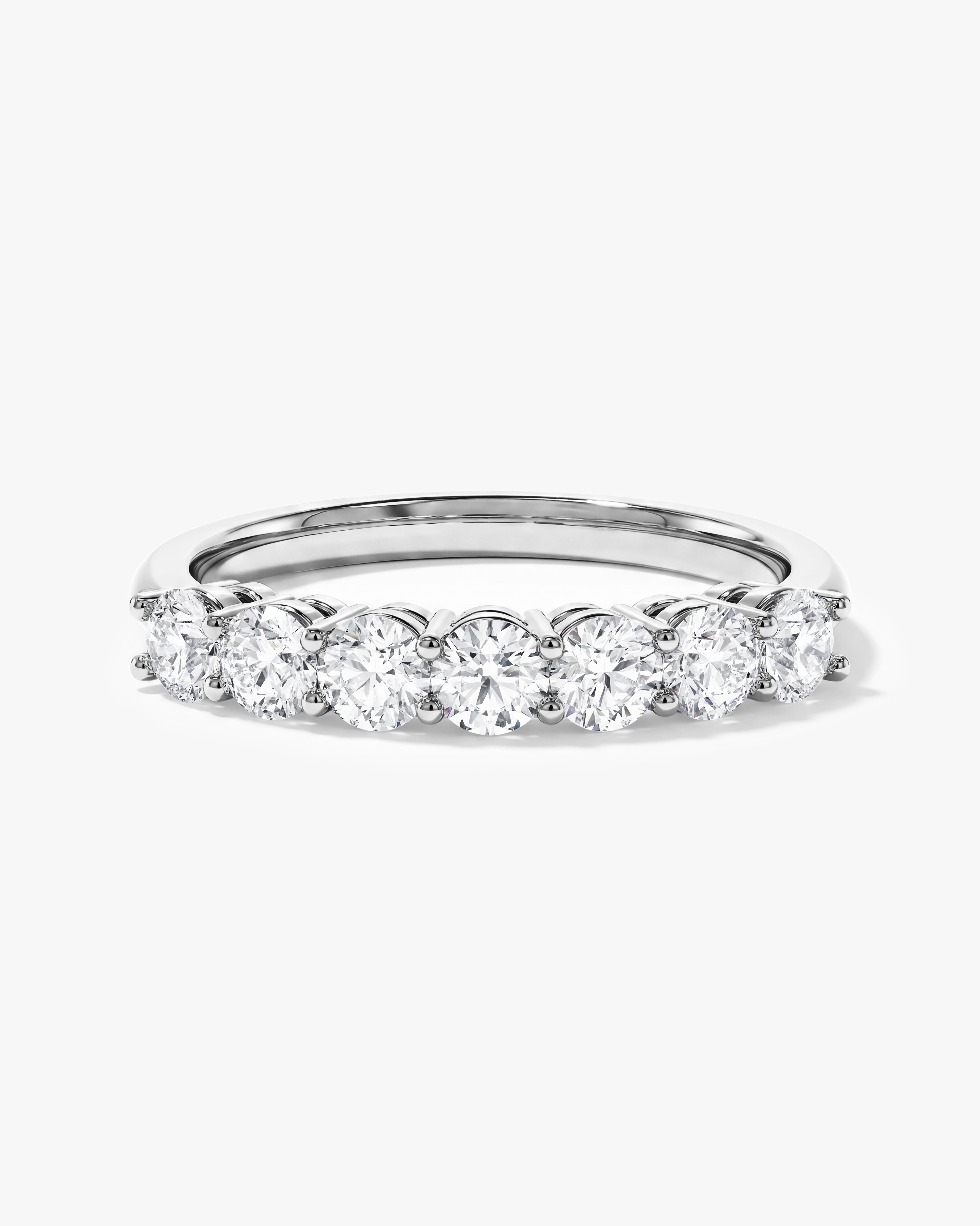 Classic Seven Stone Anniversary Band (0.70 CT TW)