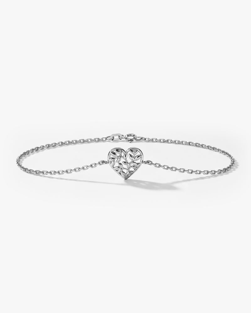 Heart Shaped Leaf Bracelet