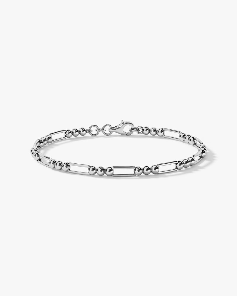 Beaded Paperclip Chain Bracelet