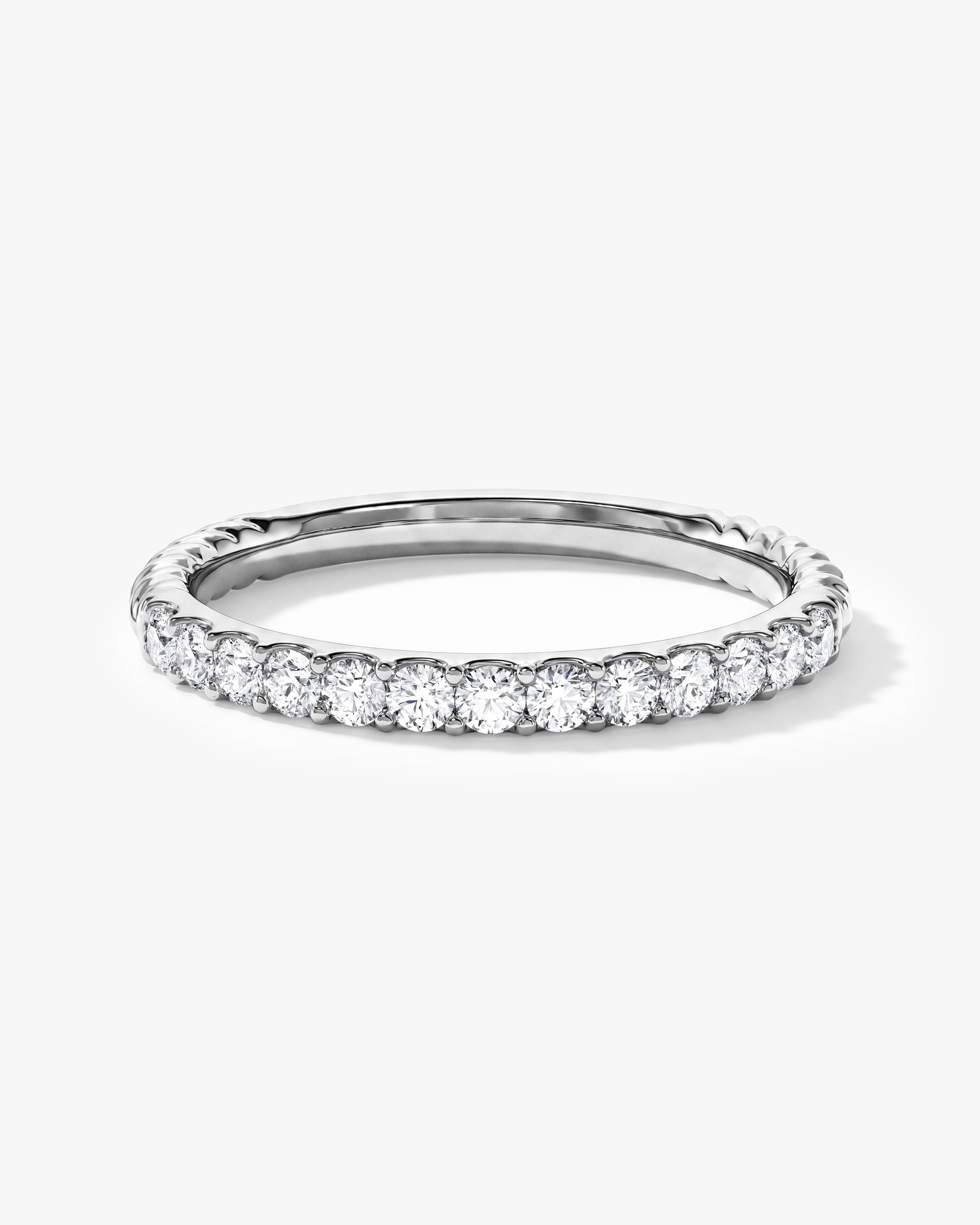 Twisted Pave Set Ring