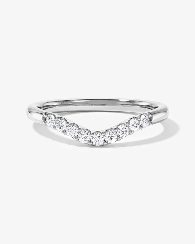 U-Curved Wedding Band