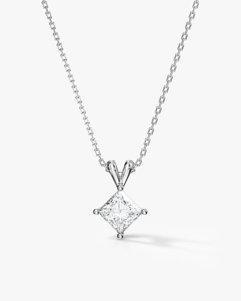 Double Bail Solitaire Pendant (1.00 CT)