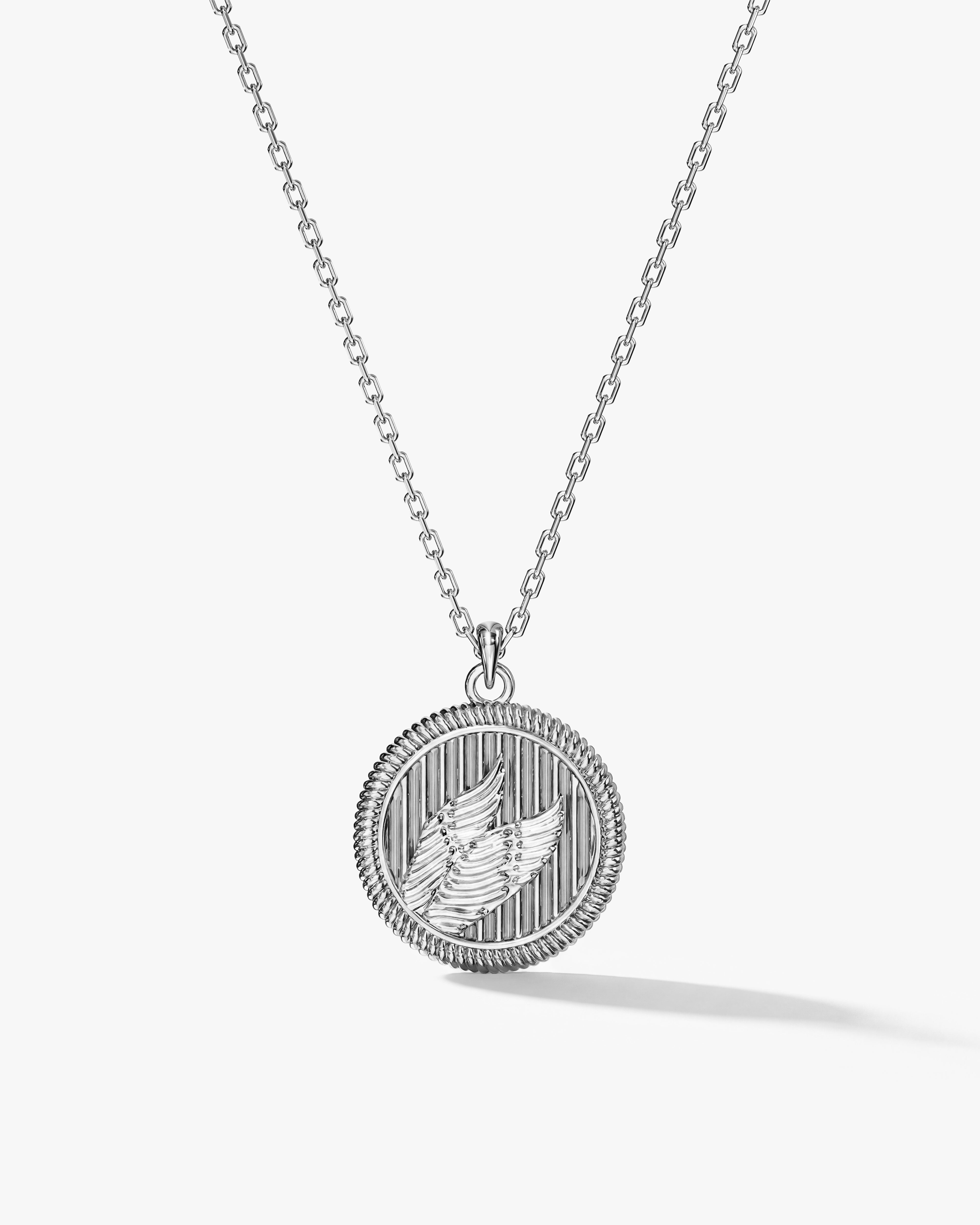 Wings Coin Necklace