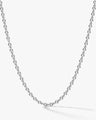 1.30 mm Bezel Moissanite Tennis Necklace