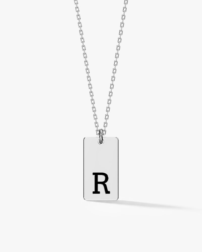 Initial Tag Necklace