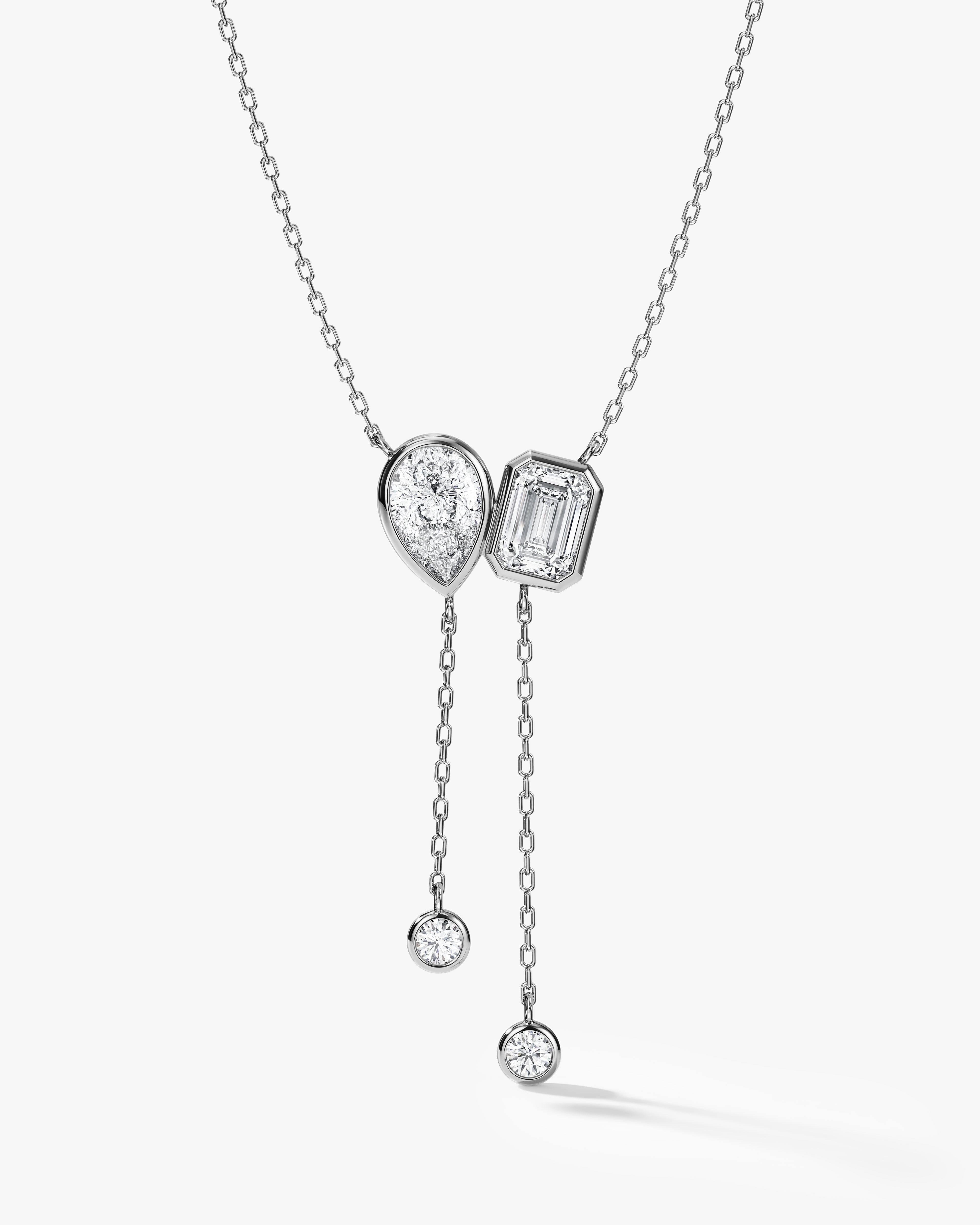 Toi et Moi Lariat Necklace