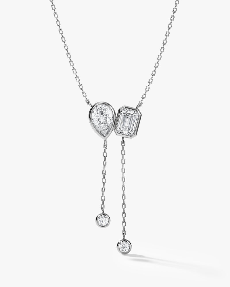 Toi et Moi Lariat Necklace