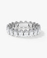 Shared Prong Oval Eternity Band (5.00 CT TW)