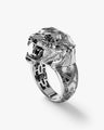 Men's Tiger Head Ring - Sterling Silver