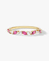 Marquise and Double Round Cut Birthstone Ring