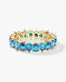 Pear Cut Birthstone Eternity Ring