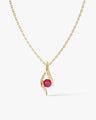 Single Stone Birthstone Pendant Necklace