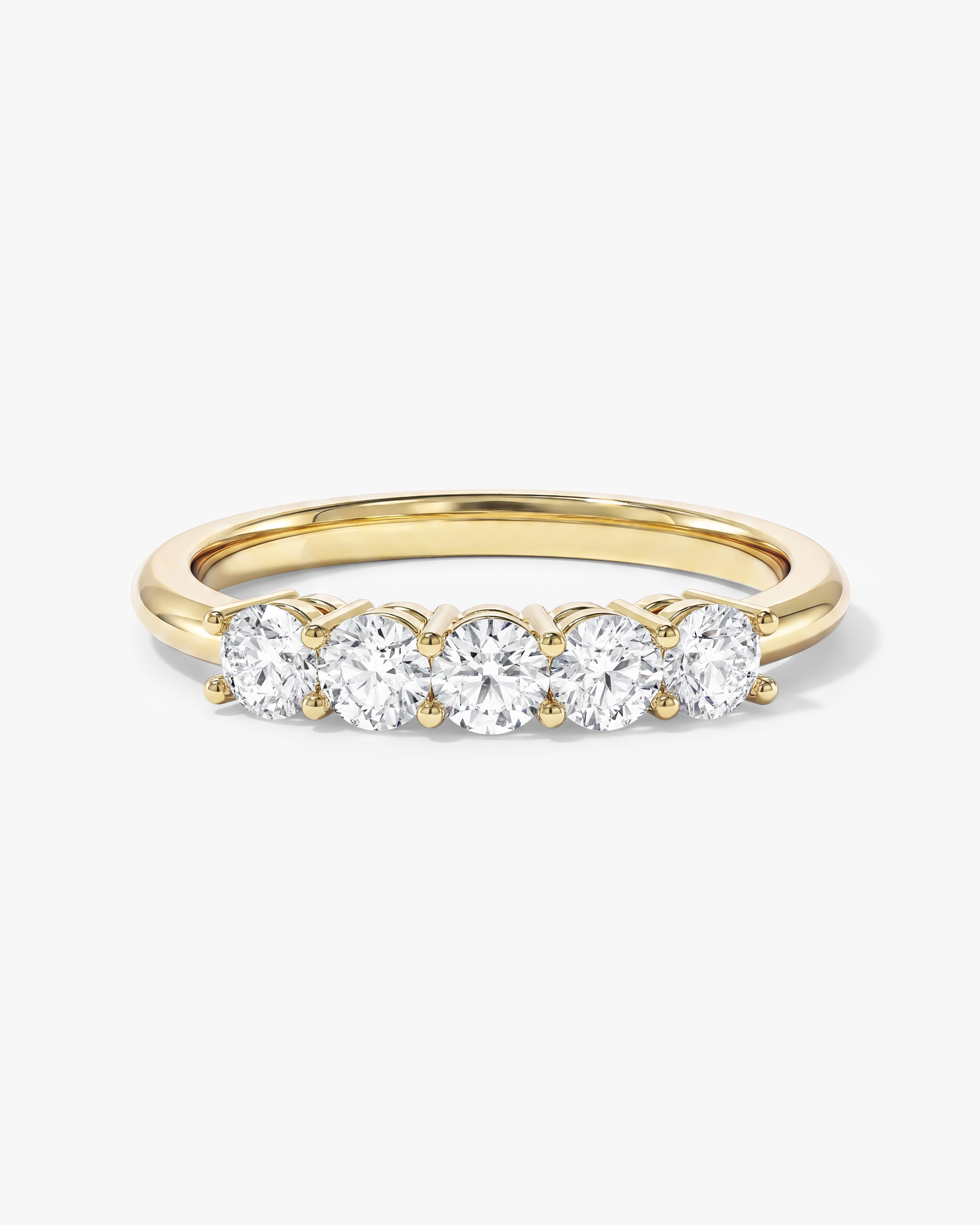 Classic Five Stone Anniversary Band (0.50 CT TW)