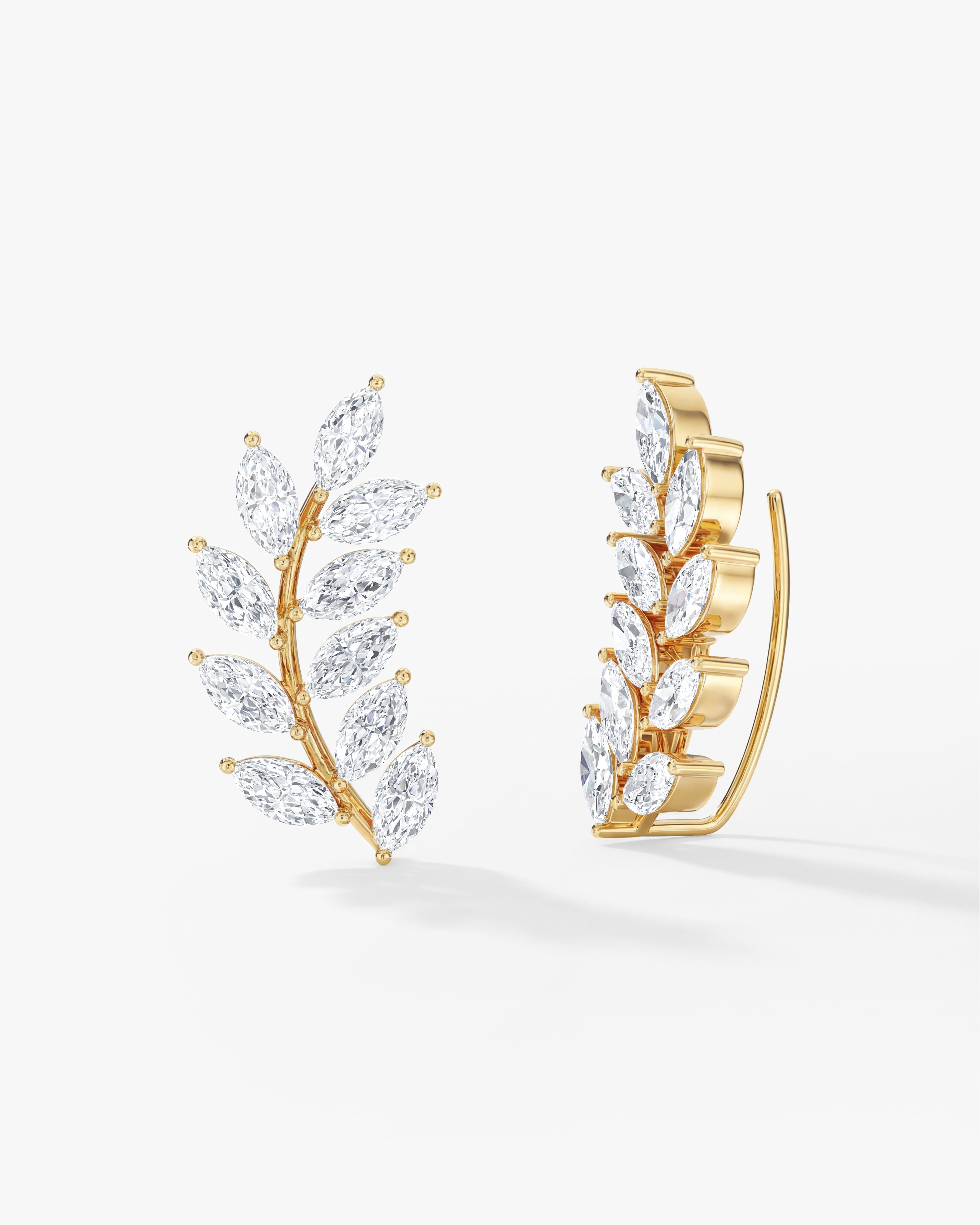 Climber Leaf Earrings