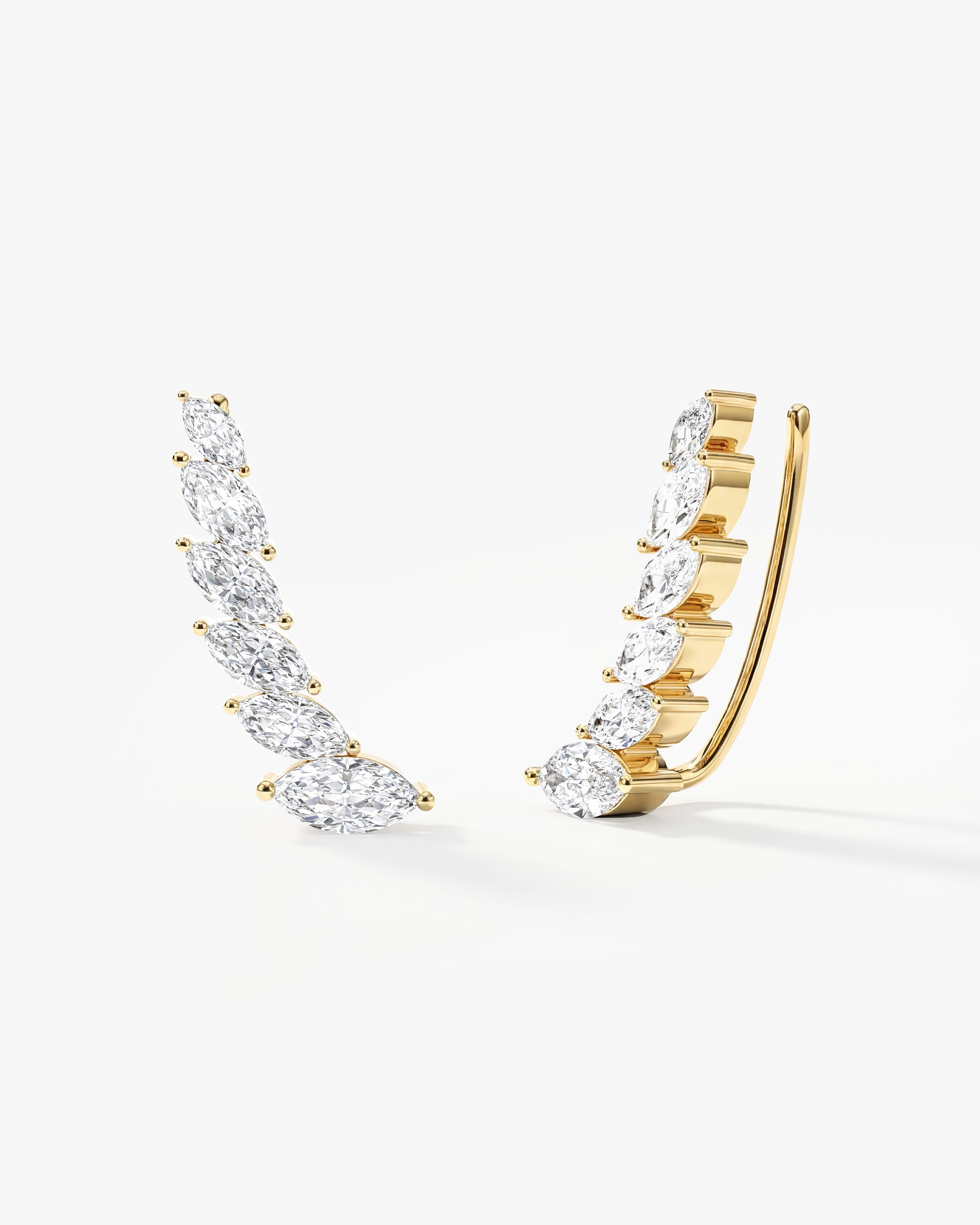 Marquise Climber Earrings