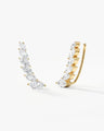 Marquise Climber Earrings