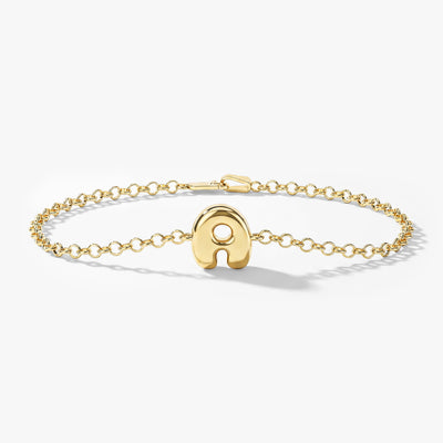 Bubble Initial Bracelet