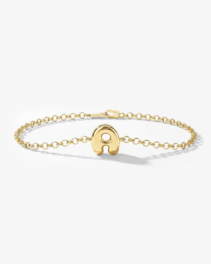 Bubble Initial Bracelet