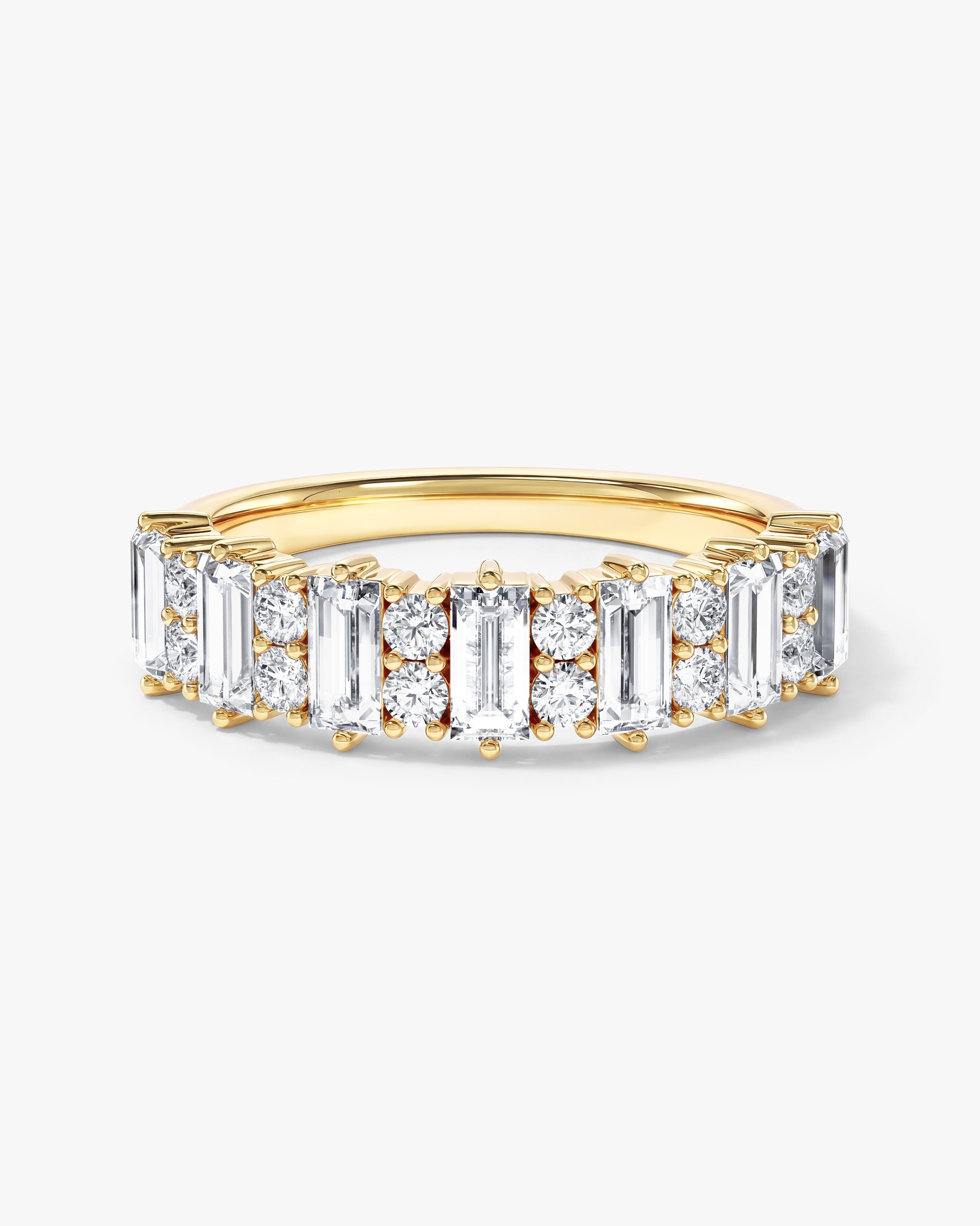 Pillar Baguette Wedding Band (1.20 CT TW)