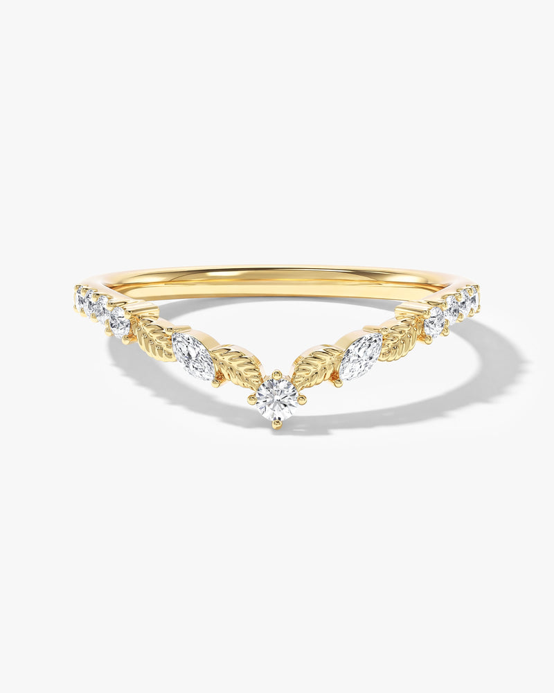 Petal Nesting Wedding Band (0.20 CT TW)
