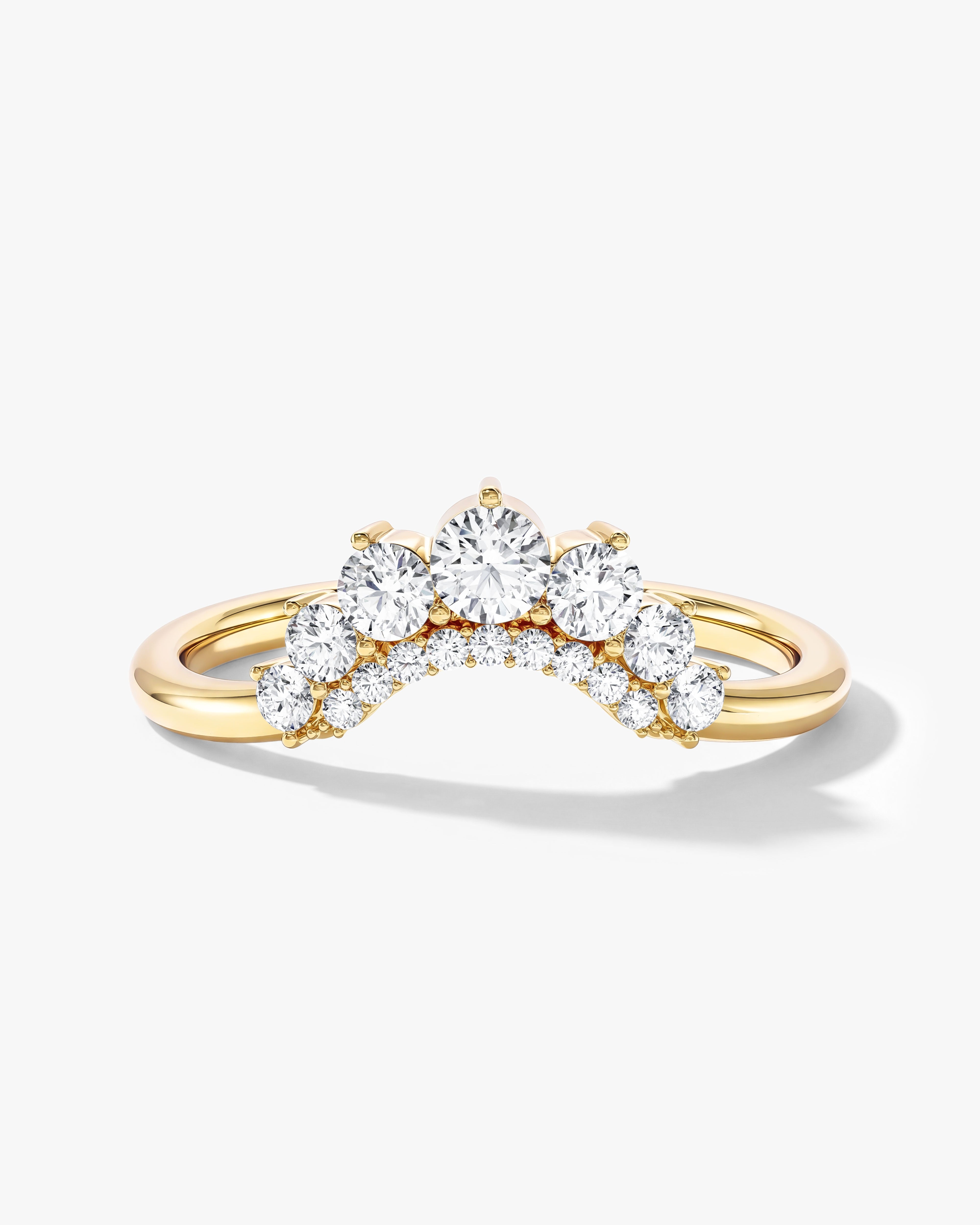 Pave Accent Wedding Band (0.35 CT TW)