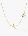 Double Swallow Necklace