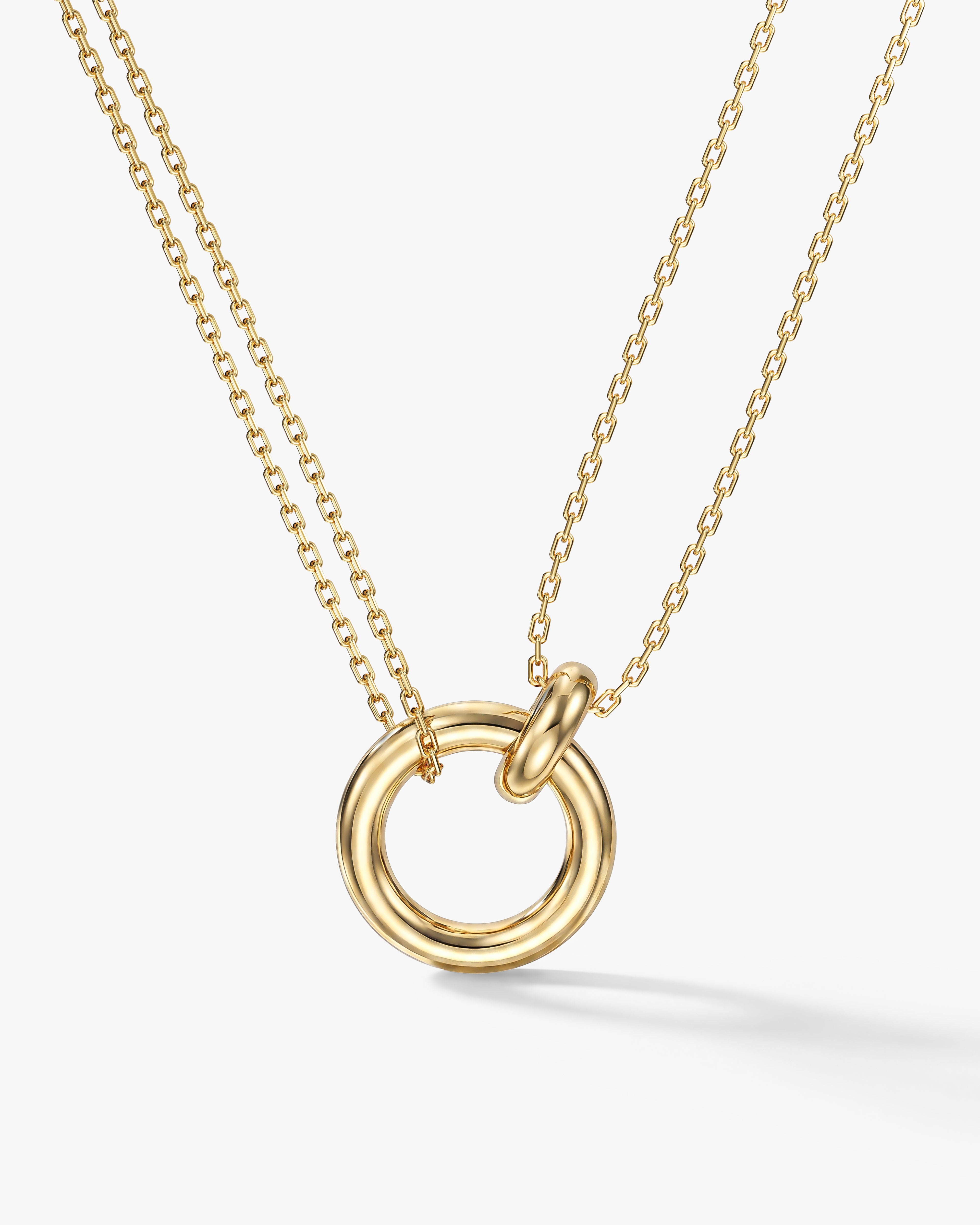 Interlocking Circles Necklace