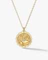 Leaf Coin Necklace