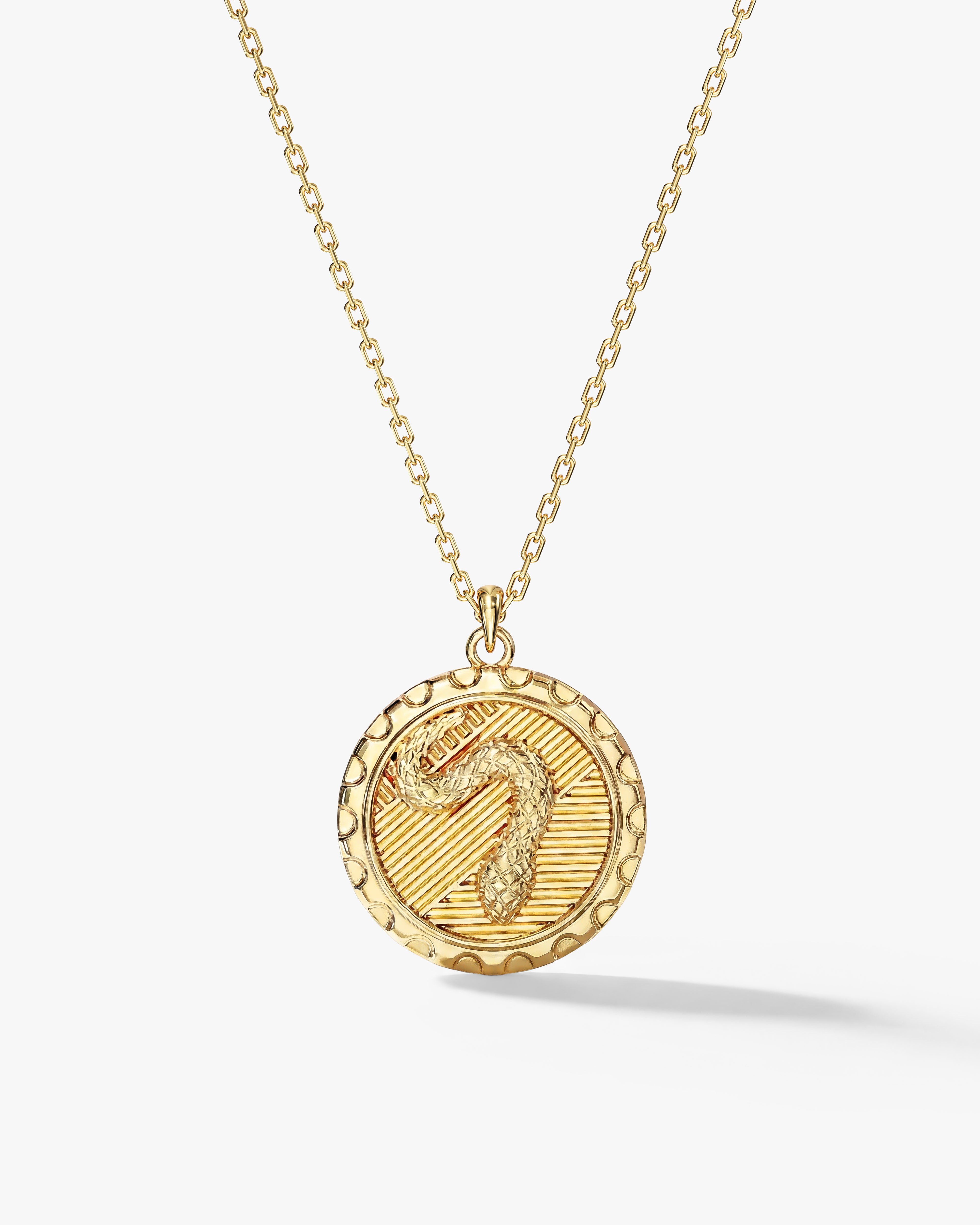 Snake Coin Necklace