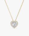 Halo Heart Necklace