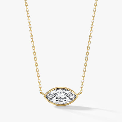 Marquise Bezel Necklace