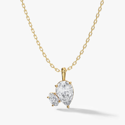 Toi et Moi Pendant Necklace
