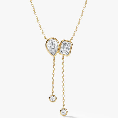 Toi et Moi Lariat Necklace