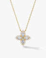 Pave Flower Necklace