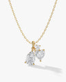 Heart Cluster Pendant Necklace