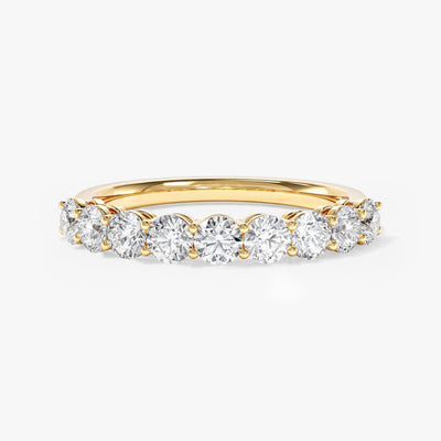 Shared Prong Half Eternity Band (1.00 CT TW)