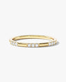 Dainty Nine-Stone Wedding Band