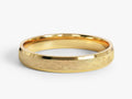 3mm Beveled Edge Wedding Band with Ice Matte Finish