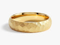 5mm Hammered Dome Wedding Band