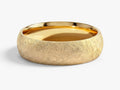 6mm Dome Wedding Band with Ice Matte Finish