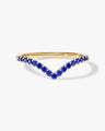 Birthstone Curved Ring