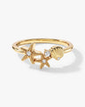 Starfish & Shell Ring